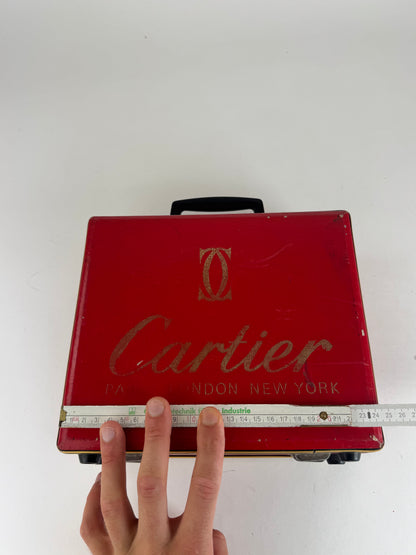 Vintage Cartier Suitcase red