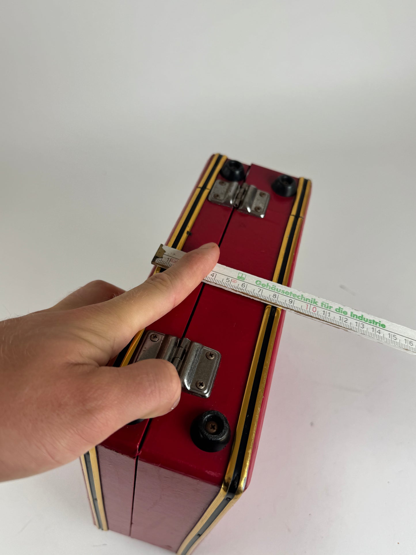 Vintage Cartier Suitcase red