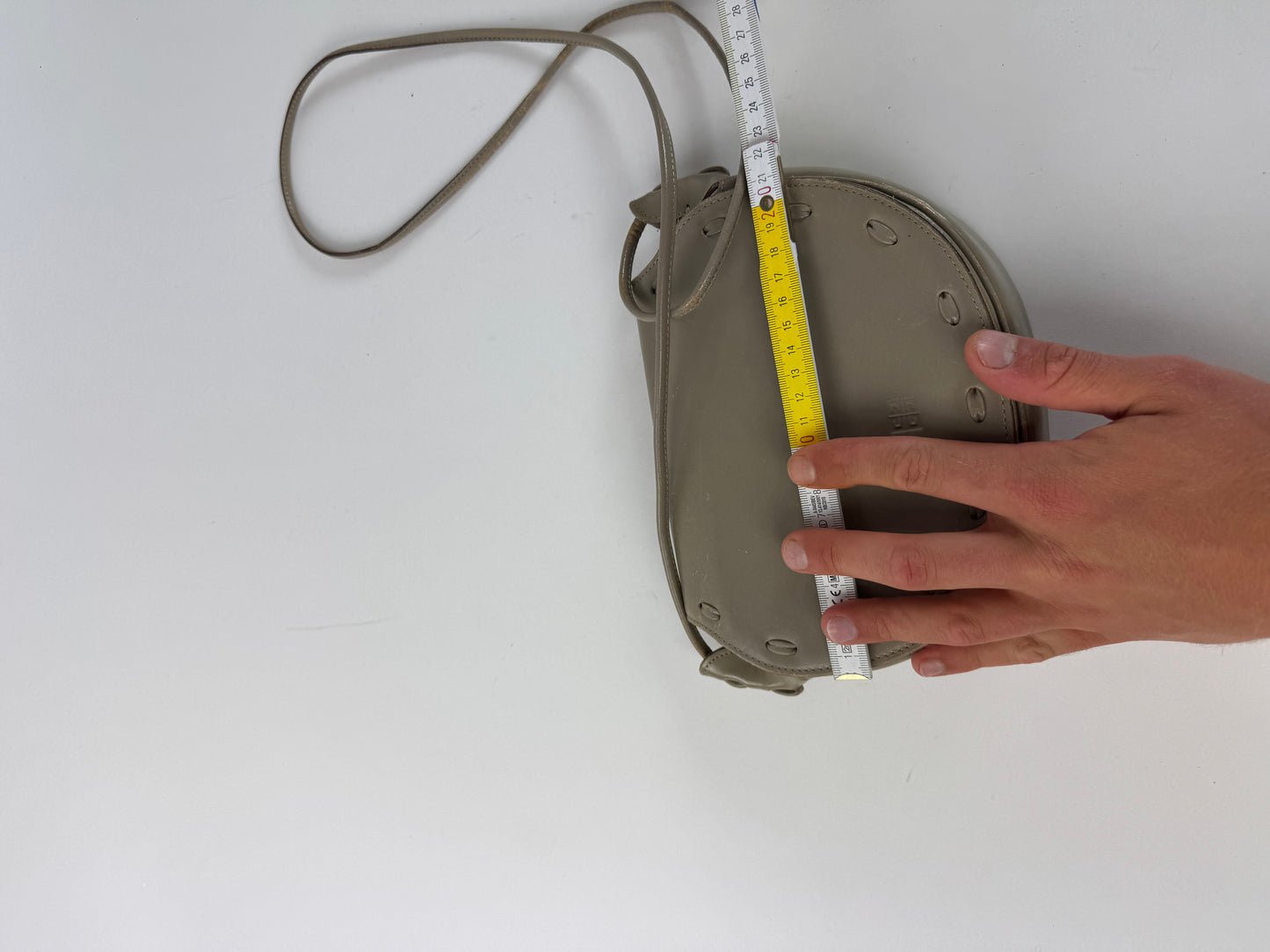 Vintage Givenchy 4G leather bag gray