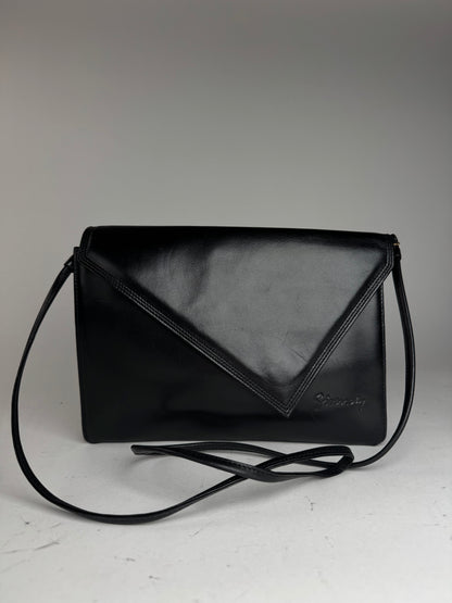 Sac vintage en cuir noir Givenchy