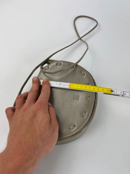 Vintage Givenchy 4G leather bag gray