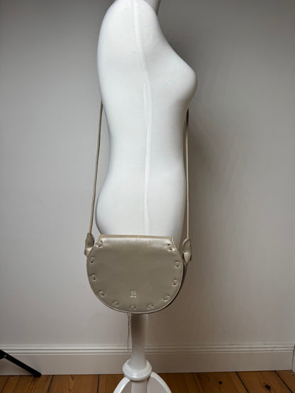 Vintage Givenchy 4G leather bag gray