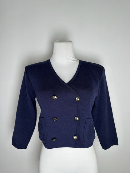 Vintage Courreges Short coat trench navy