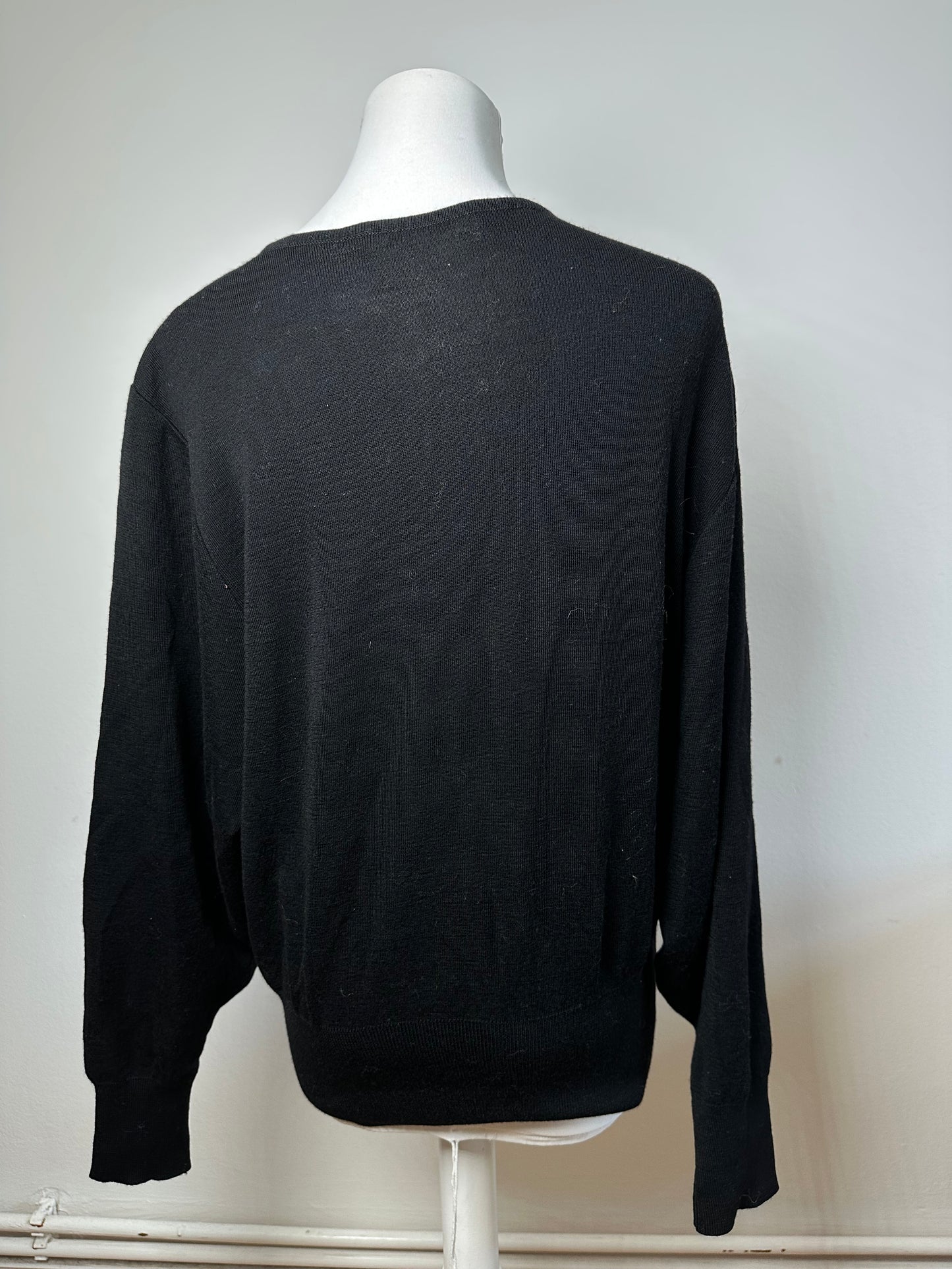 Vintage Dior Wool Sweater Black M