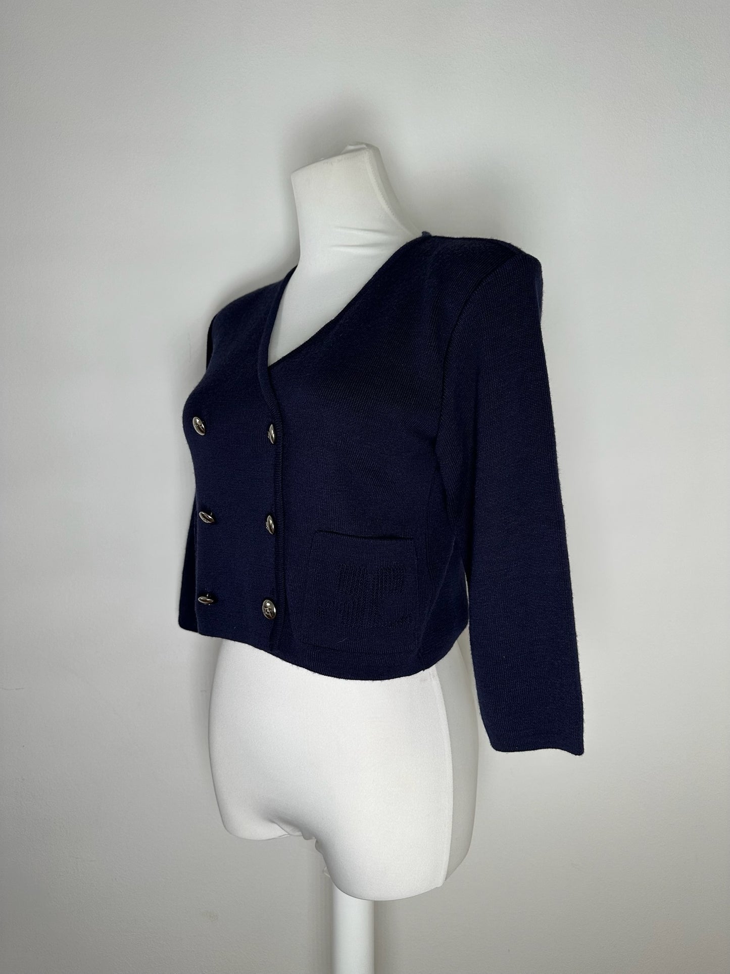 Vintage Courreges Short coat trench navy