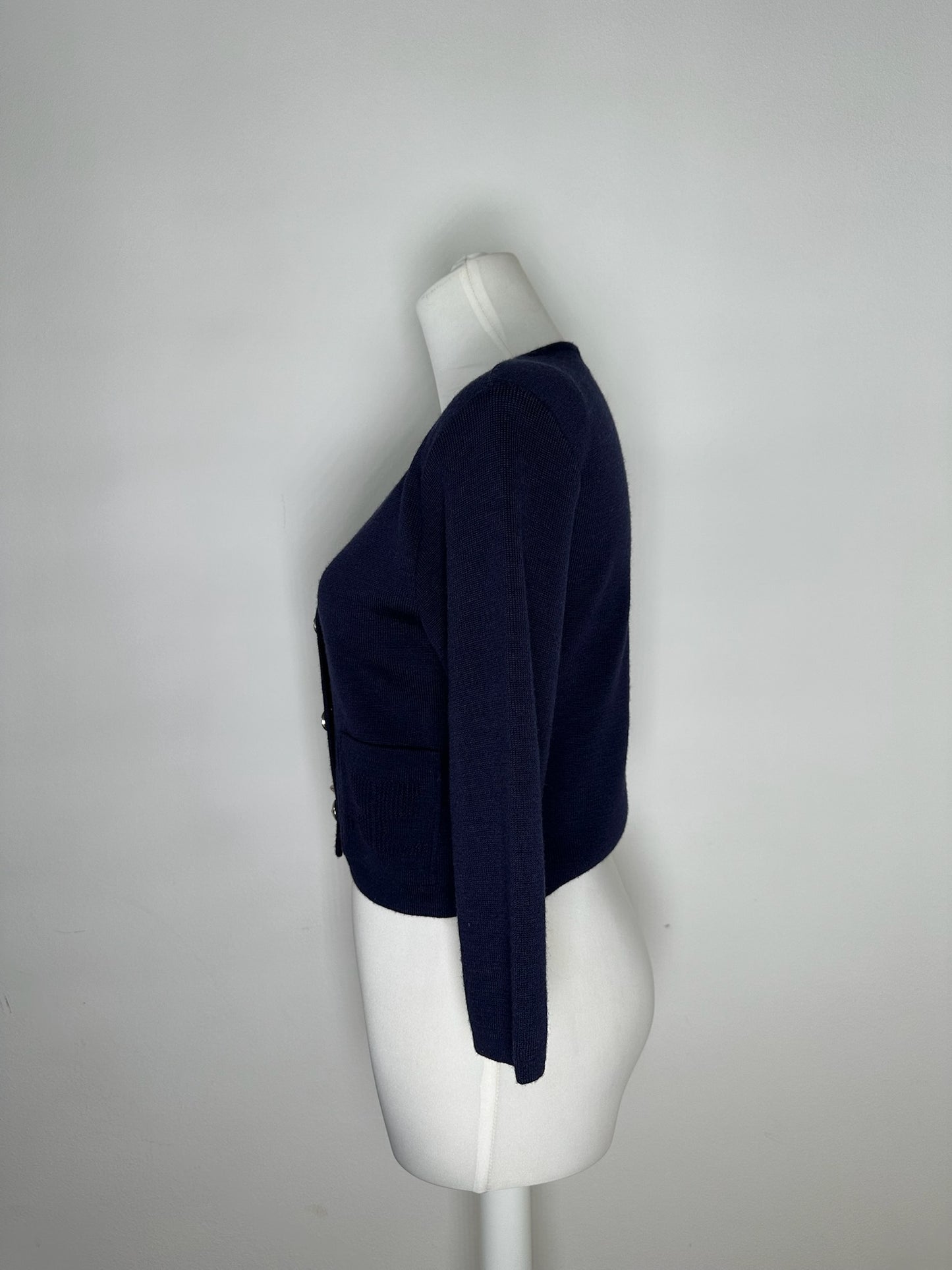 Vintage Courreges Short coat trench navy