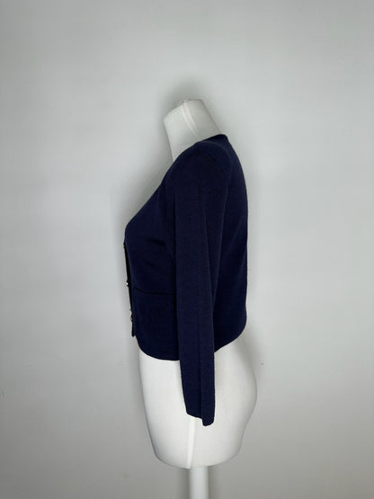 Vintage Courreges Short coat trench navy
