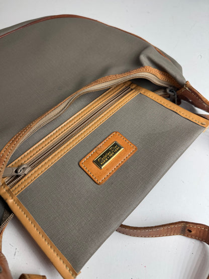 Vintage Dior 2-Way Bag Grey Brown