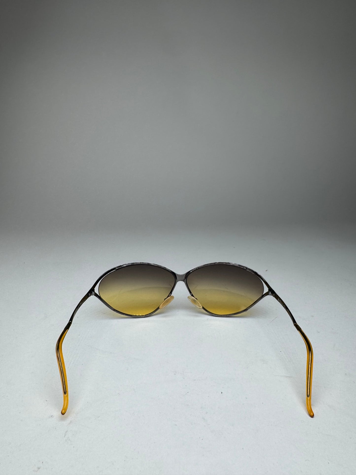 Vintage Dior Metal sunglasses yellow Silver