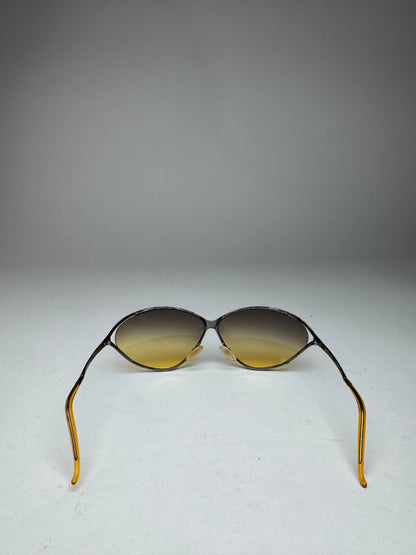 Vintage Dior Metal sunglasses yellow Silver