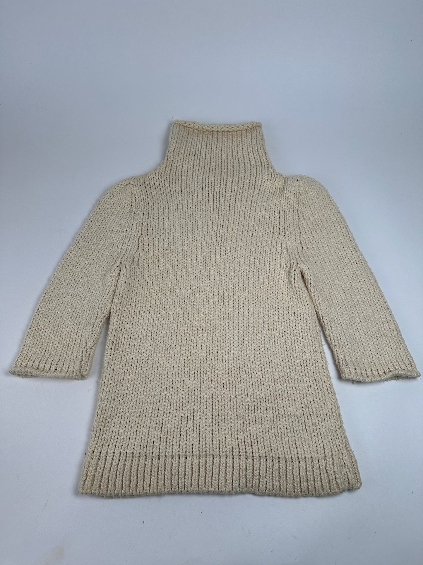 Vintage Wool turtleneck beige