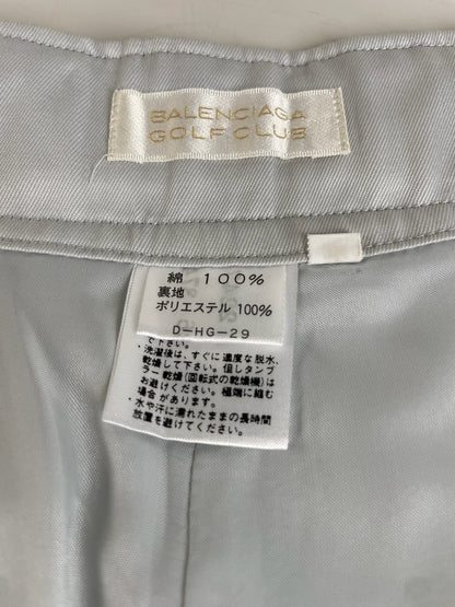 Vintage Balenciaga Golf Club Shorts Light Grey L