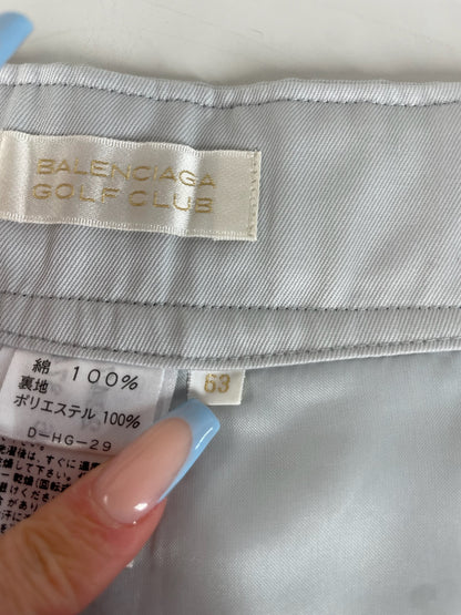 Vintage Balenciaga Golf Club Shorts Light Grey L