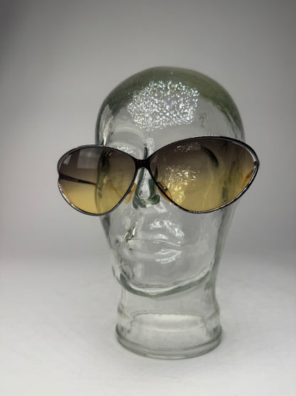 Vintage Dior Metal sunglasses yellow Silver