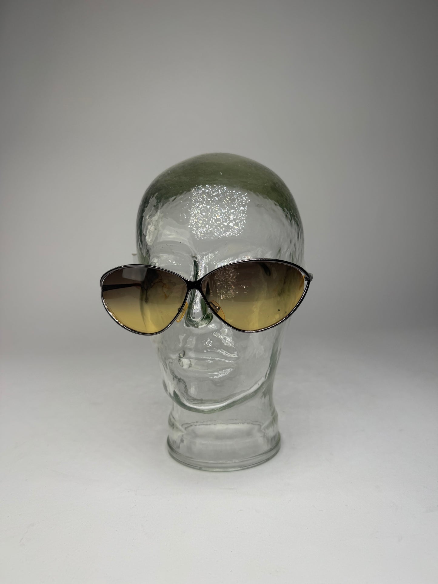 Vintage Dior Metal sunglasses yellow Silver