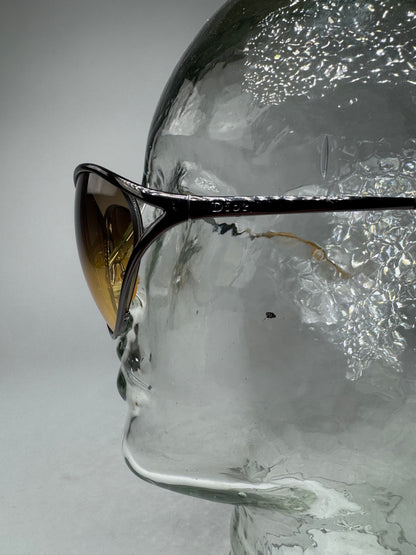 Vintage Dior Metal sunglasses yellow Silver