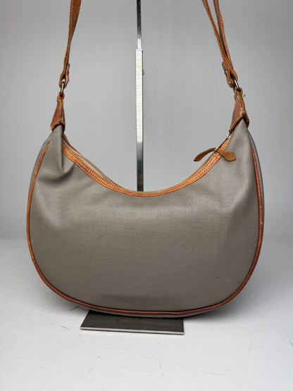 Vintage Dior 2-Way Bag Grey Brown