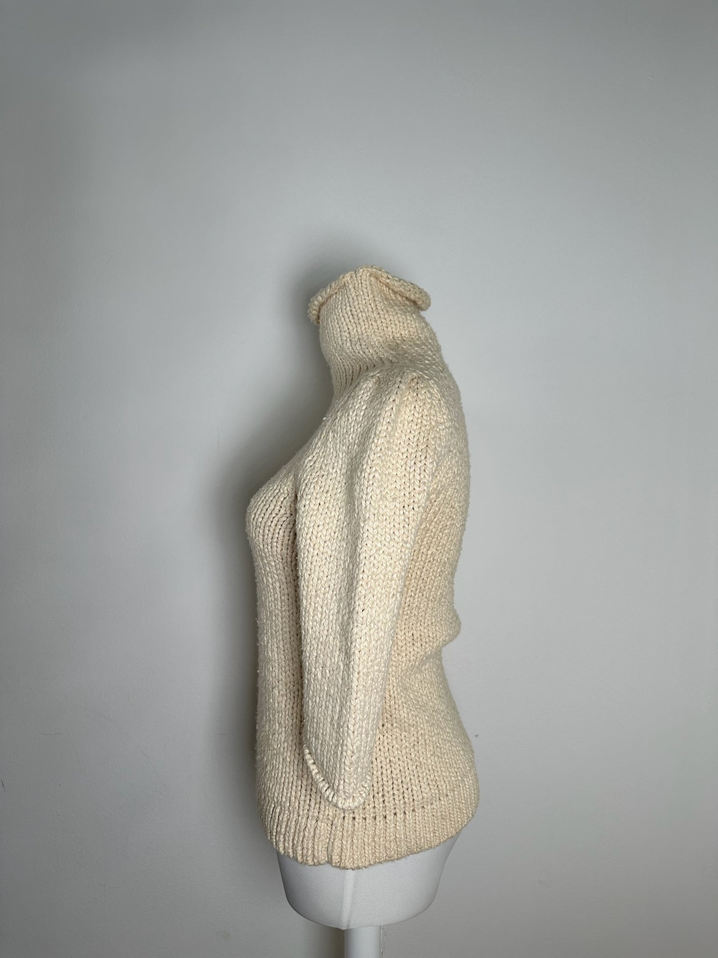 Vintage Wool turtleneck beige
