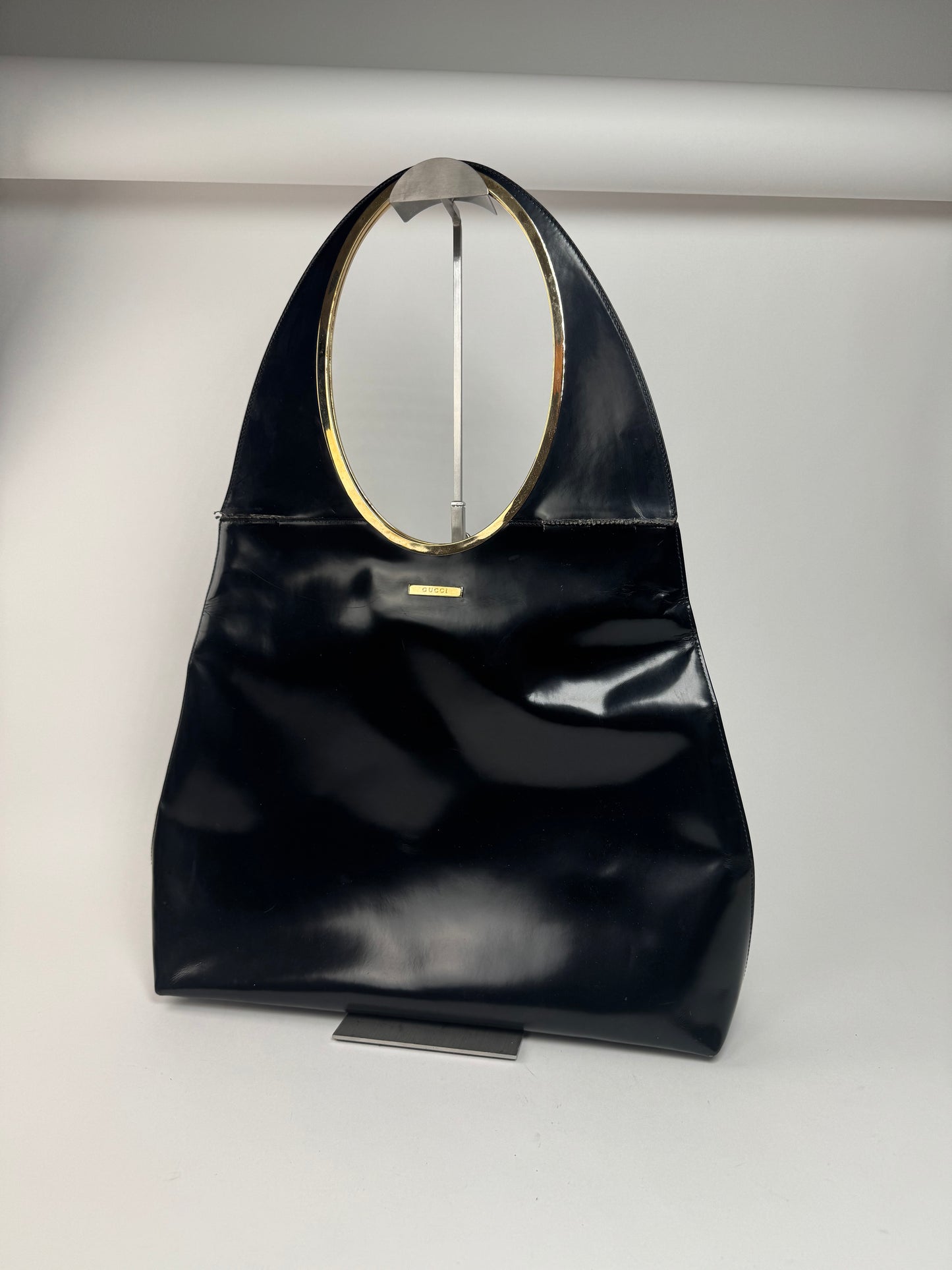 Vintage Gucci leather bag black
