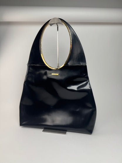 Vintage Gucci leather bag black