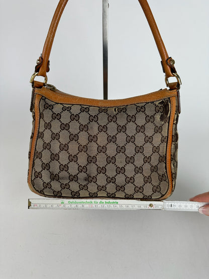 Vintage Gucci Monogram Bag beige orange