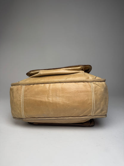 Vintage Chloe Leather Handbag Beige