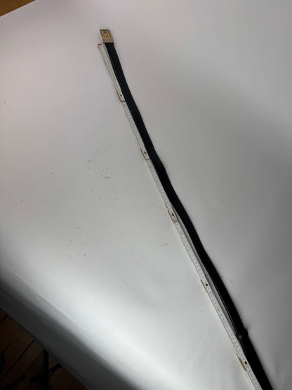 Vintage Celine Paris Leather Belt Black