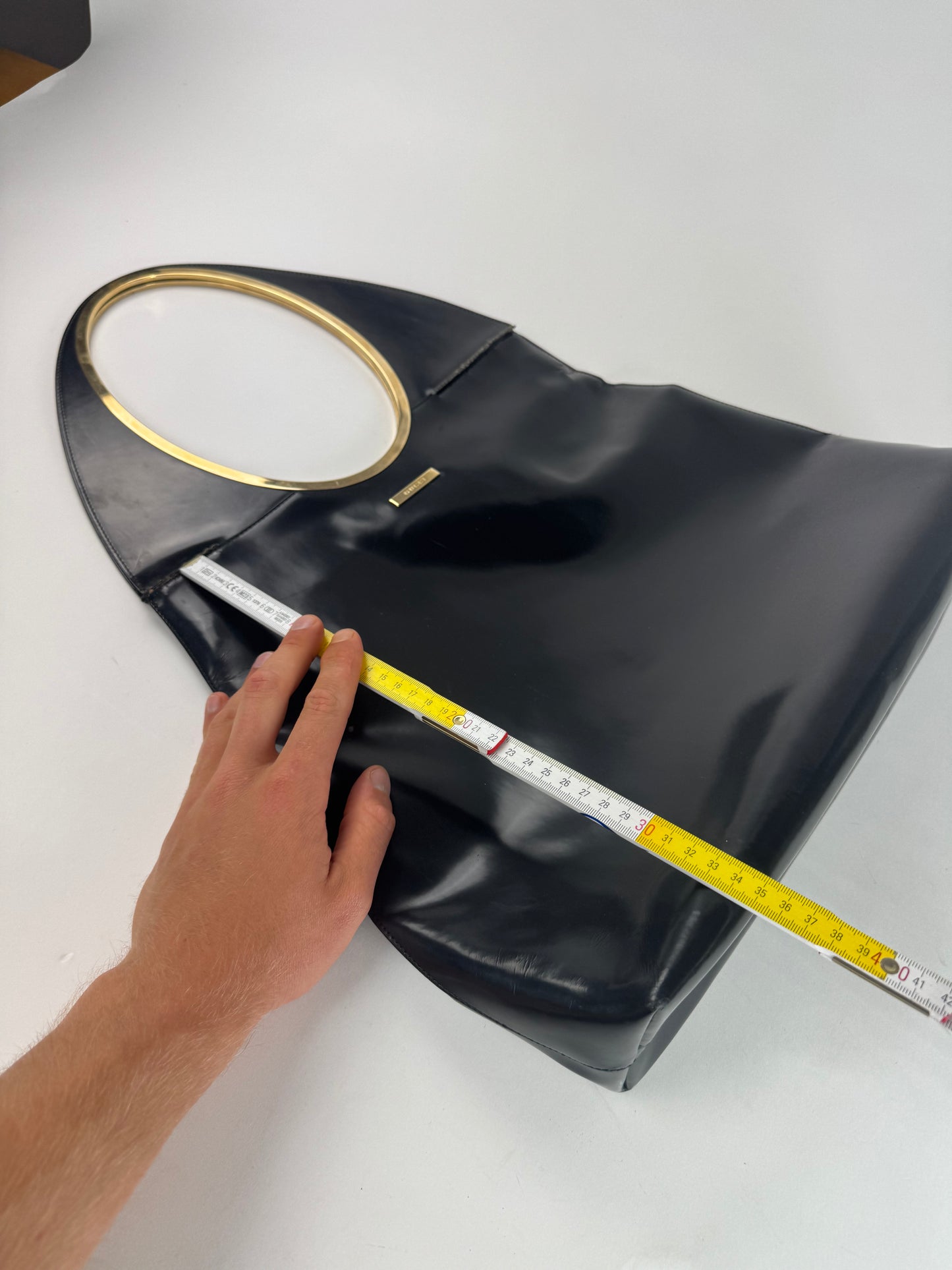 Vintage Gucci leather bag black