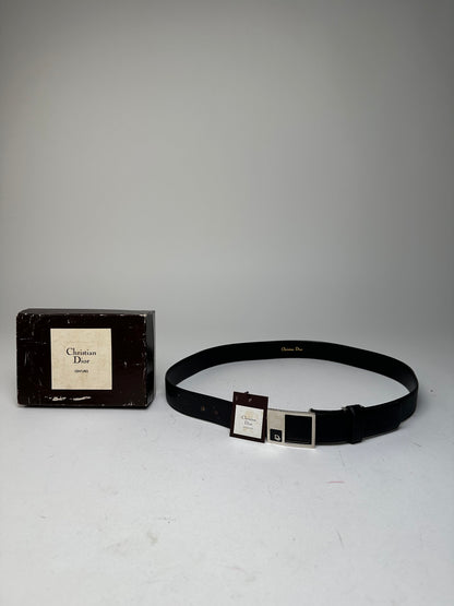 Vintage Dior Leather Belt Black 97,5 cm
