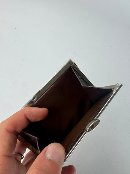 Vintage Dior Oblique monogram wallet beige brown