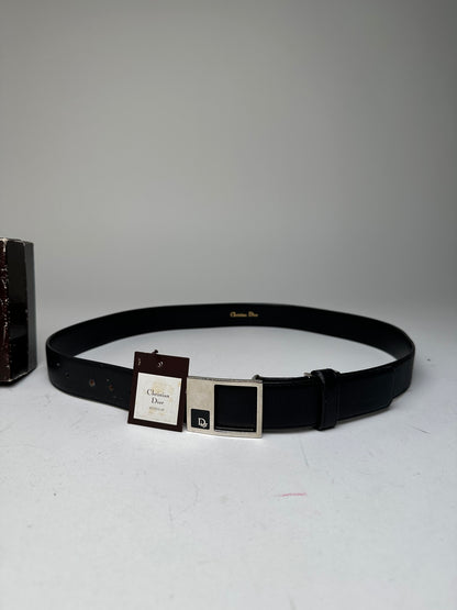 Vintage Dior Leather Belt Black 97,5 cm