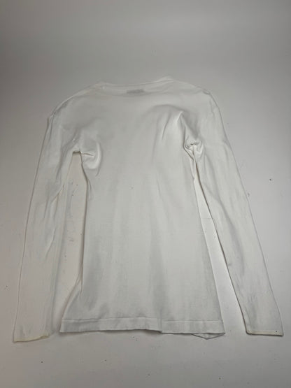 Vintage Issey Miyake Cotton Crewneck Sweater White