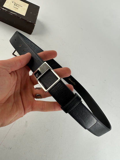 Vintage Dior Leather Belt Black 97,5 cm