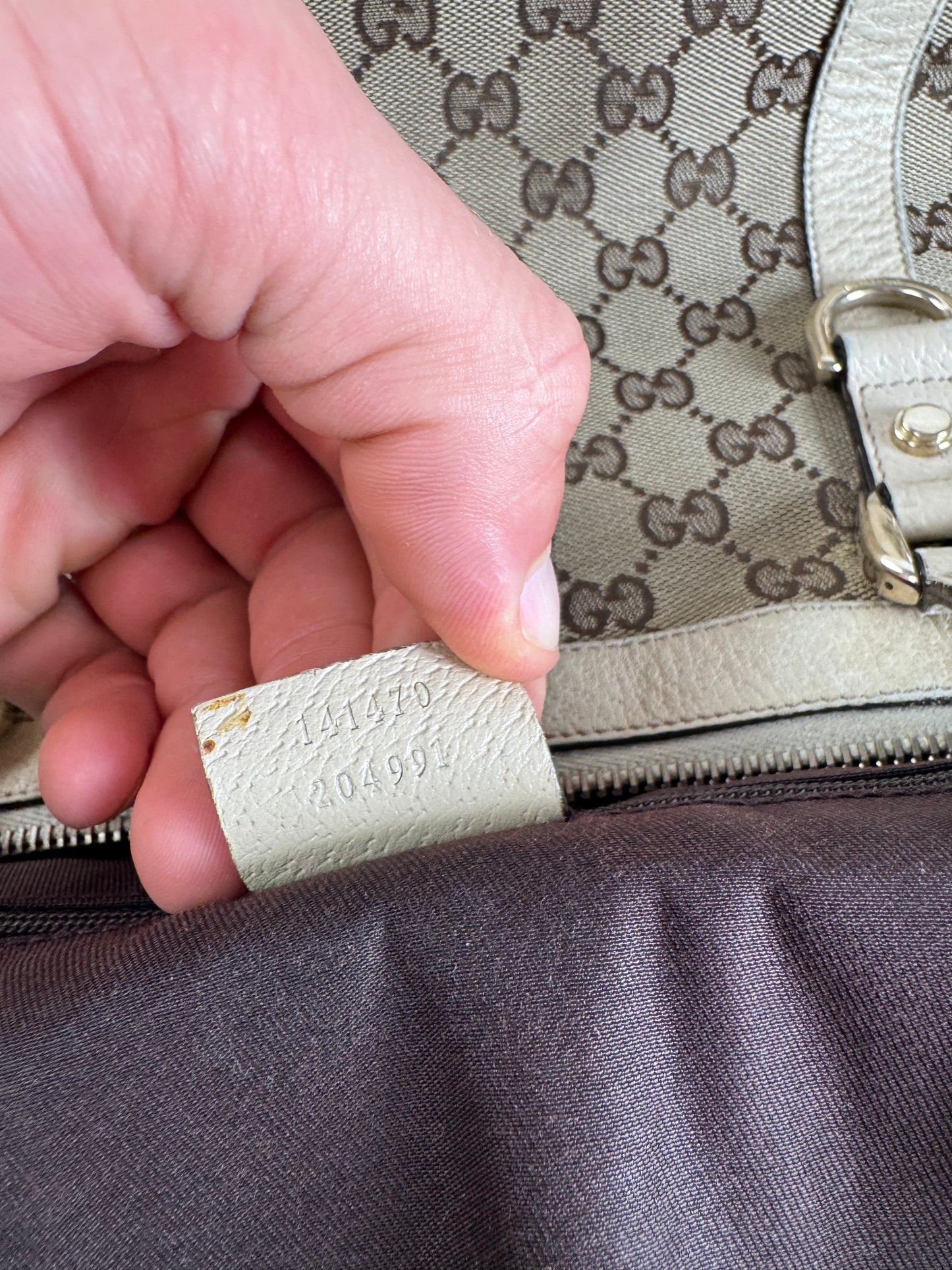 Vintage Gucci Monogram handbag