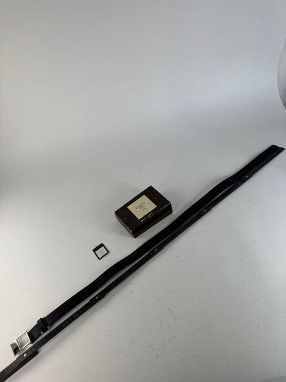 Vintage Dior Leather Belt Black 97,5 cm