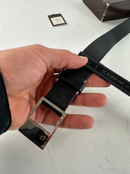 Vintage Dior Leather Belt Black 97,5 cm