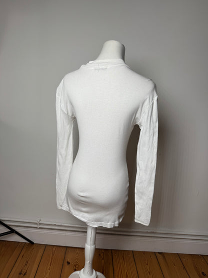 Vintage Issey Miyake Cotton Crewneck Sweater White
