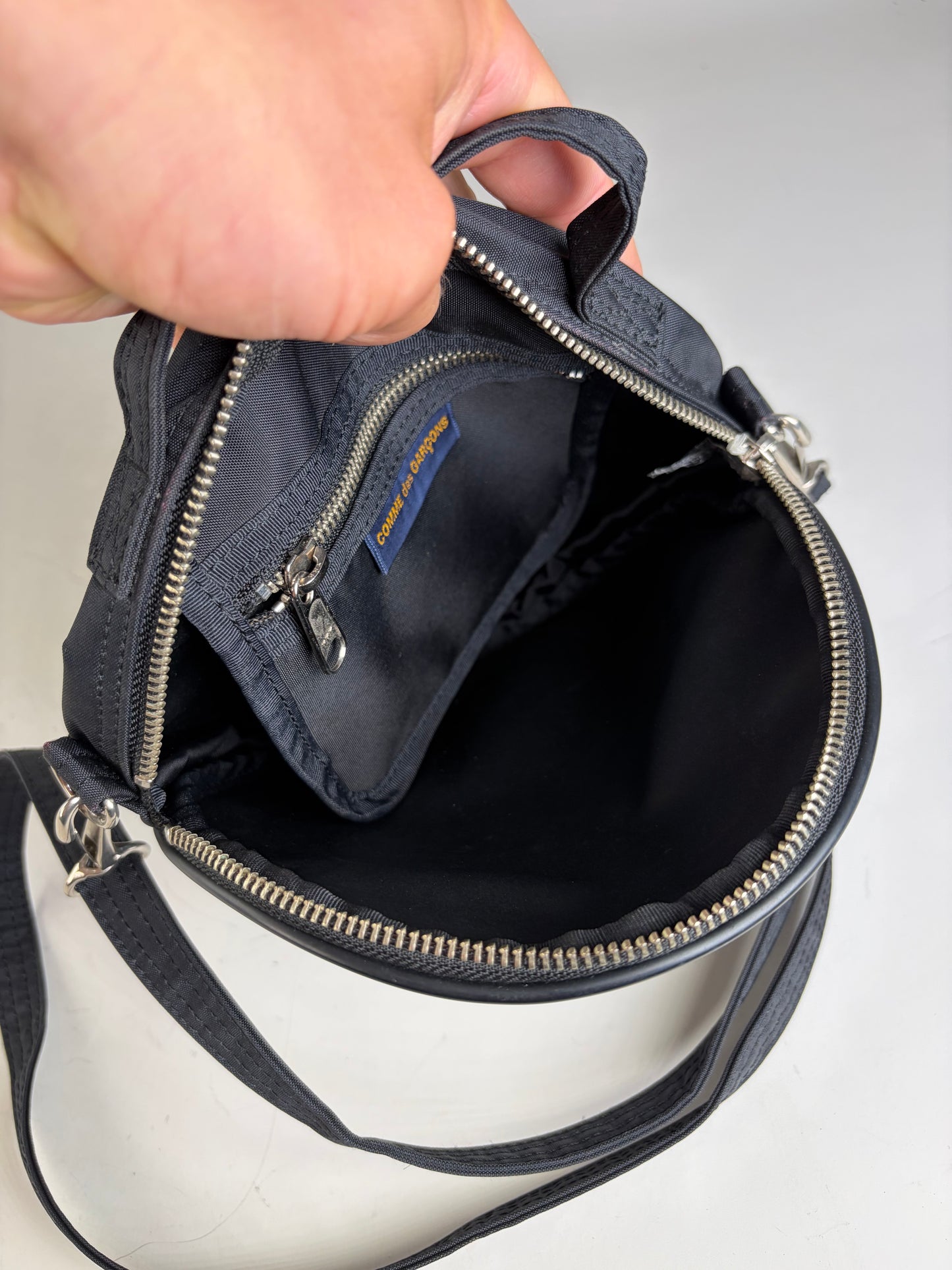 Vintage Comme Des Garcons TINY BAG Nylon Crossbody Black