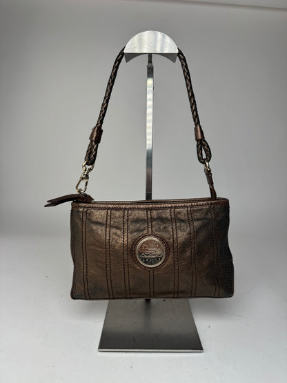 Sac en cuir vintage Céline bronze