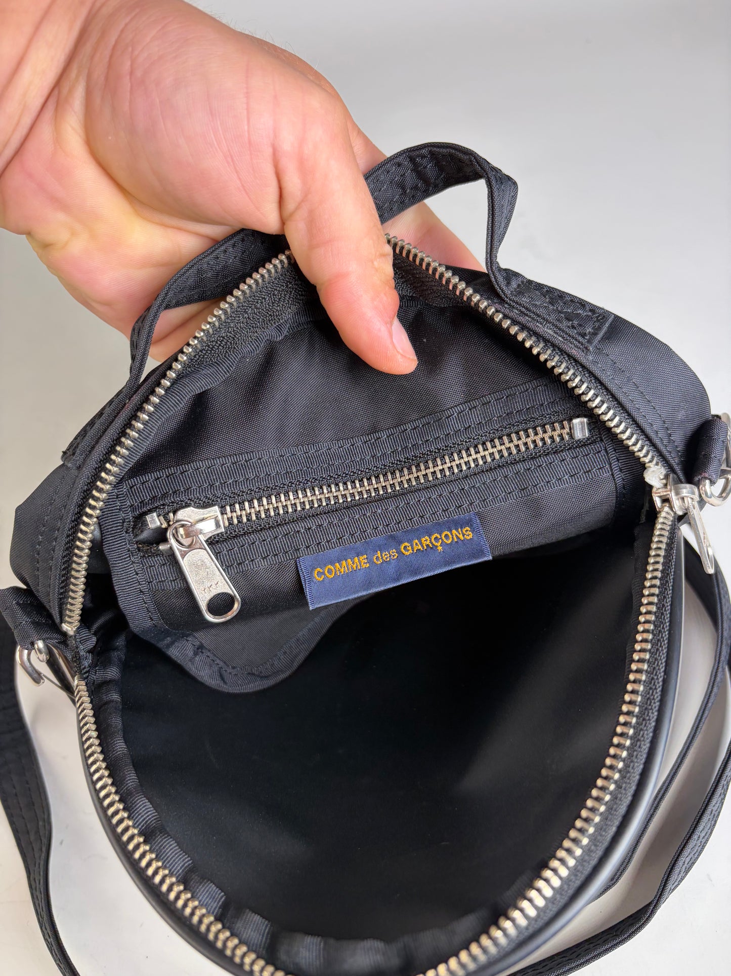 Vintage Comme Des Garcons TINY BAG Nylon Crossbody Black