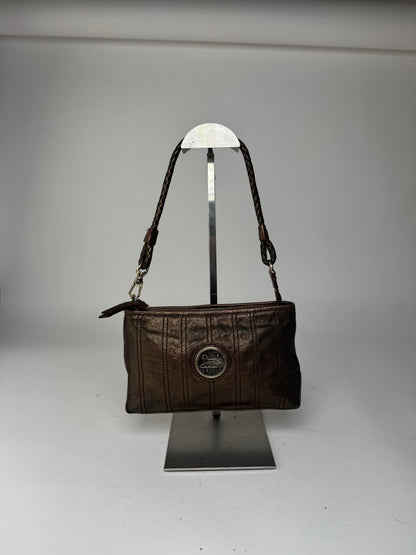 Sac en cuir vintage Céline bronze