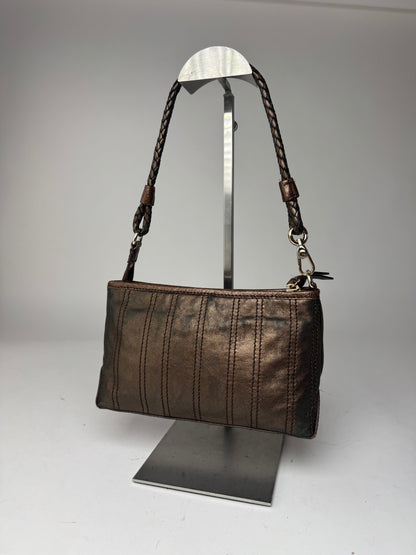 Sac en cuir vintage Céline bronze