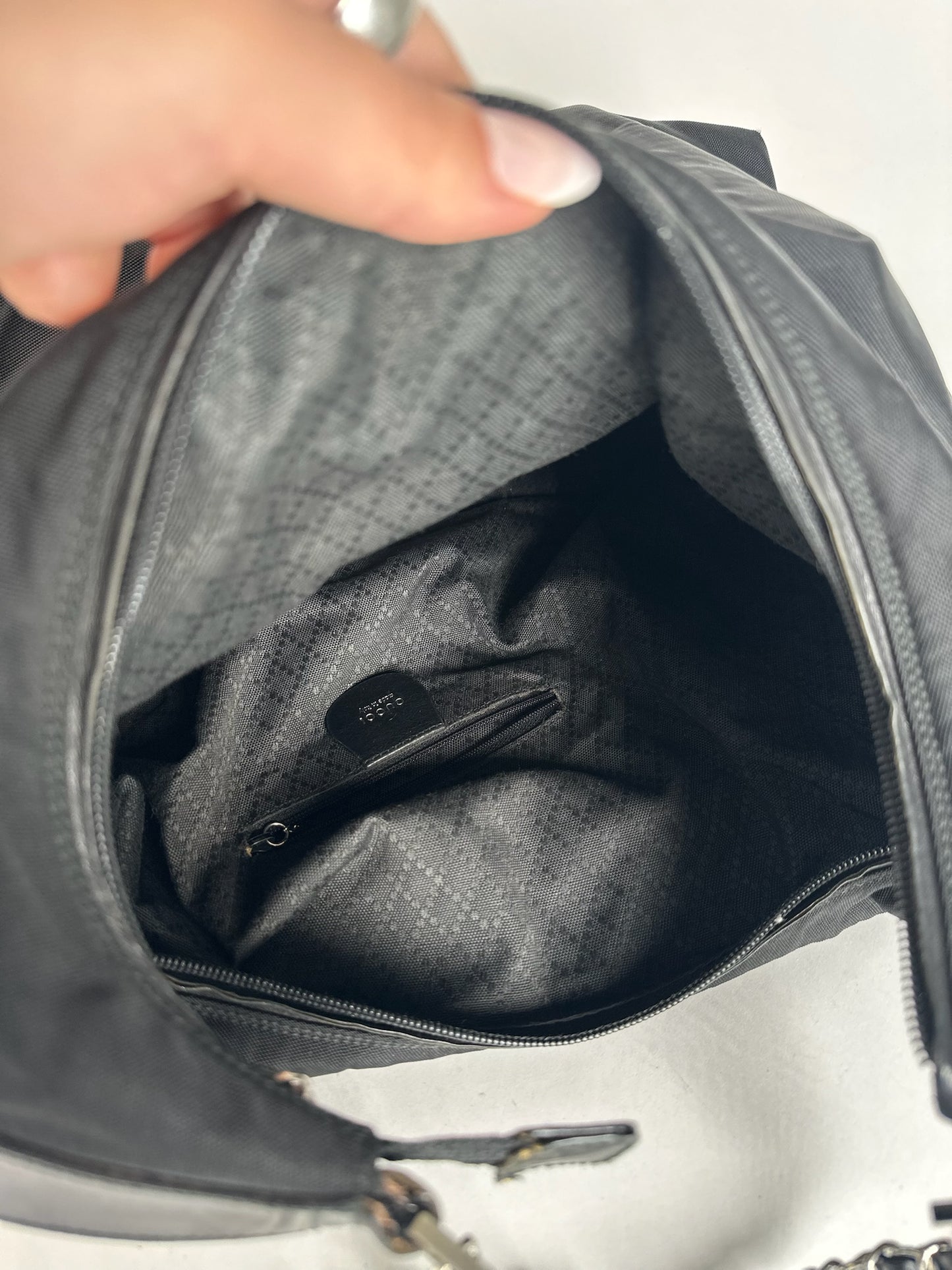 Vintage Gucci Canvas Bag black