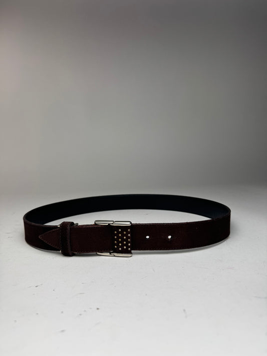 Vintage Issey Miyake Suede Belt Brown