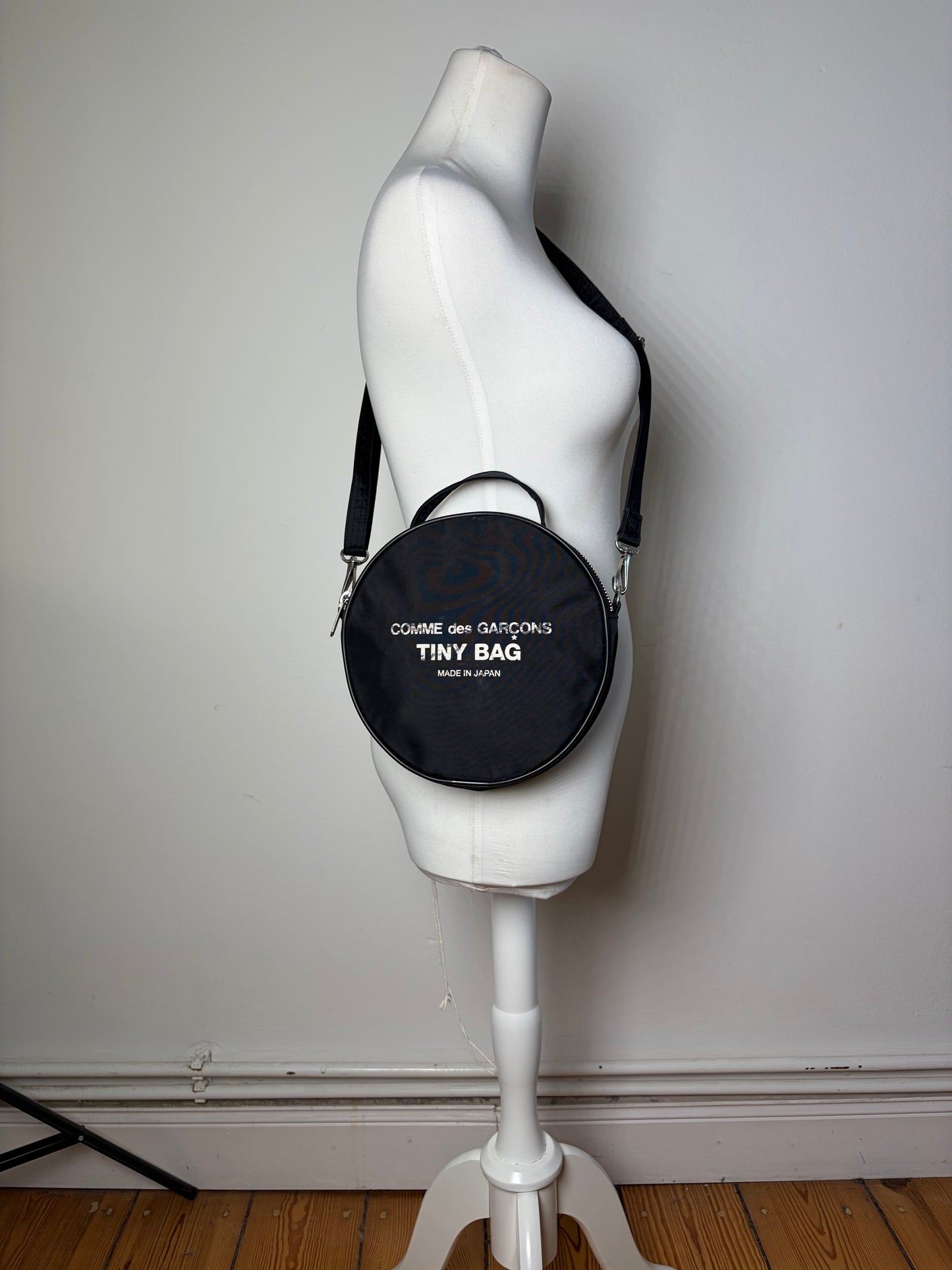 Vintage Comme Des Garcons TINY BAG Nylon Crossbody Black