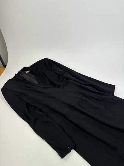 Vintage Givenchy Wool Dress M Black