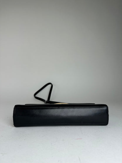 Vintage Givenchy Shoulder Bag Black Leather