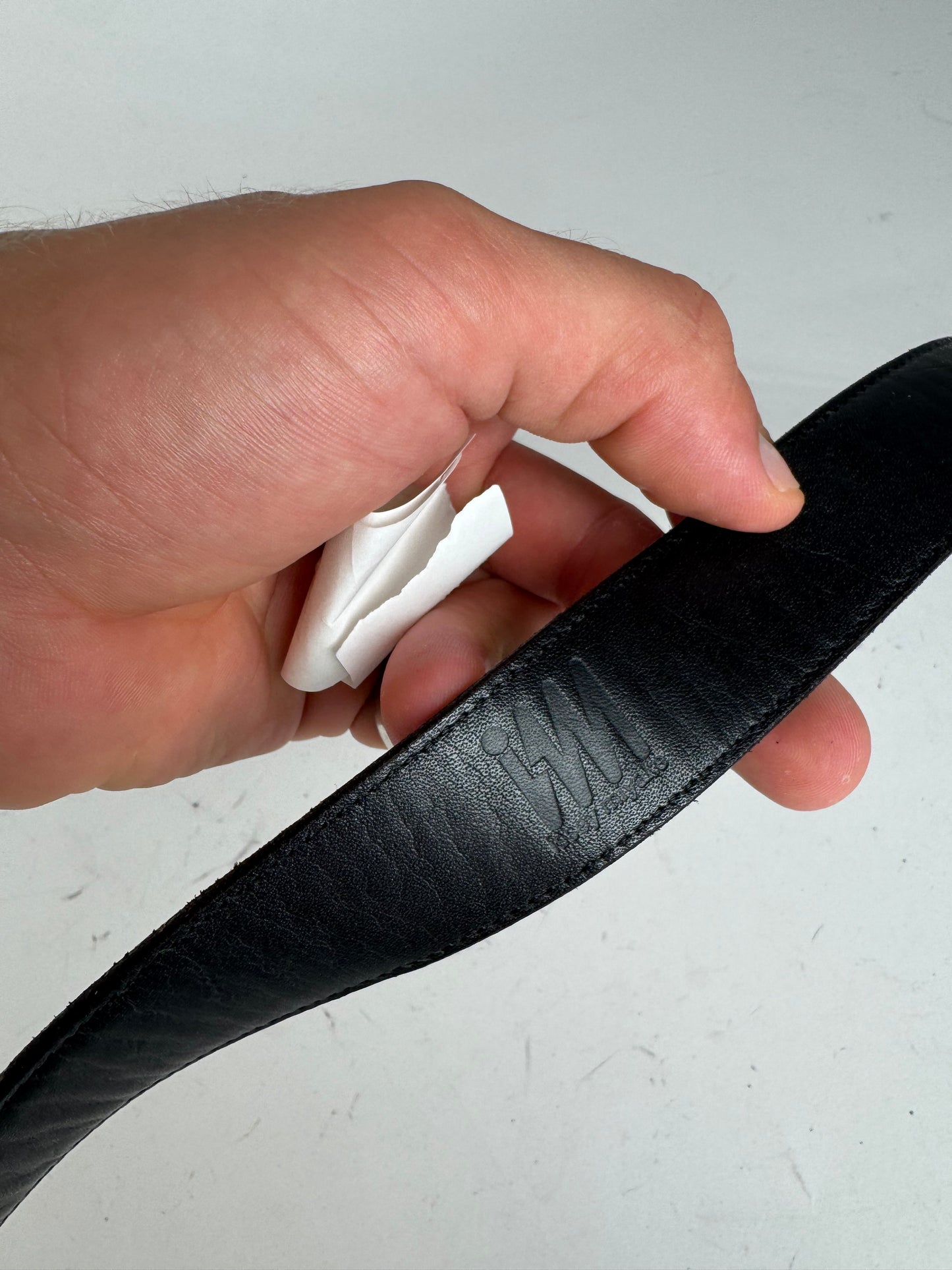 Vintage Issey Miyake Suede Belt Brown