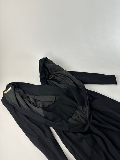 Vintage Givenchy Wool Dress M Black