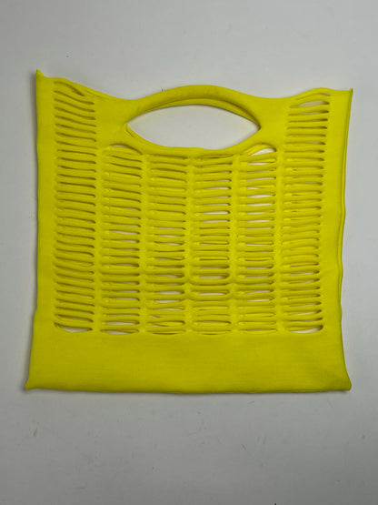 Vintage Issey Miyake Cotton shopper yellow